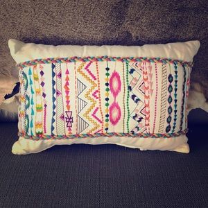 Boho throw pillow